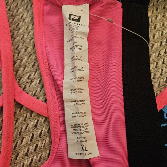 Fabletics Ayni Sports Bra Like New Womens Size XL Yoga Gym - Picture 10 of 10